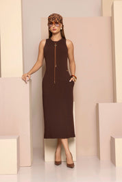 VESTIDO CANELADO MARIA