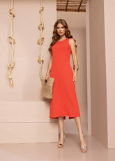 VESTIDO CANELADO MARIA