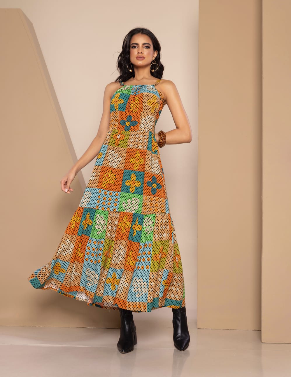VESTIDO MEED VISCOSE