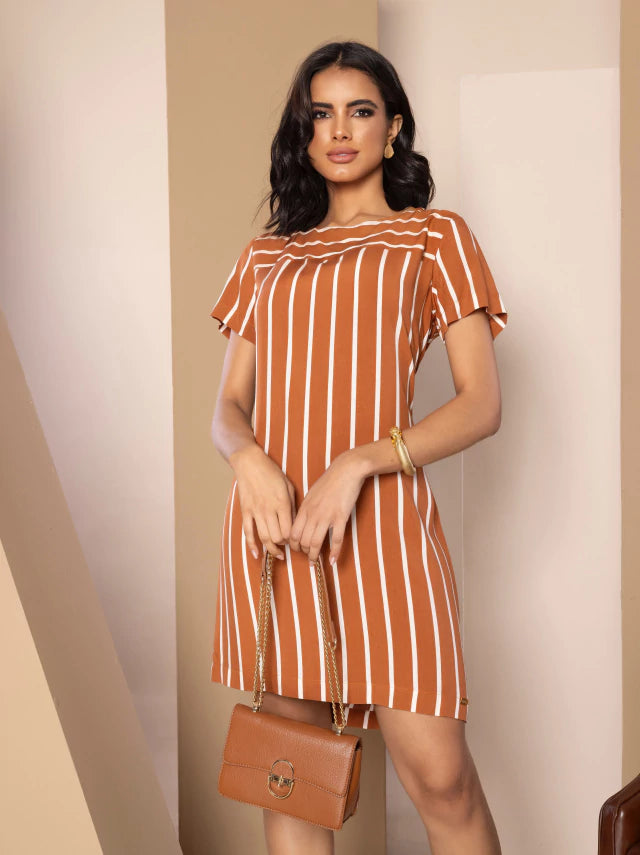 VESTIDO CREPE / VISCOSE
